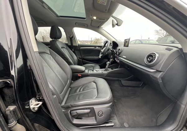 Audi A3 cena 55100 przebieg: 155000, rok produkcji 2016 z Kleszczele małe 407